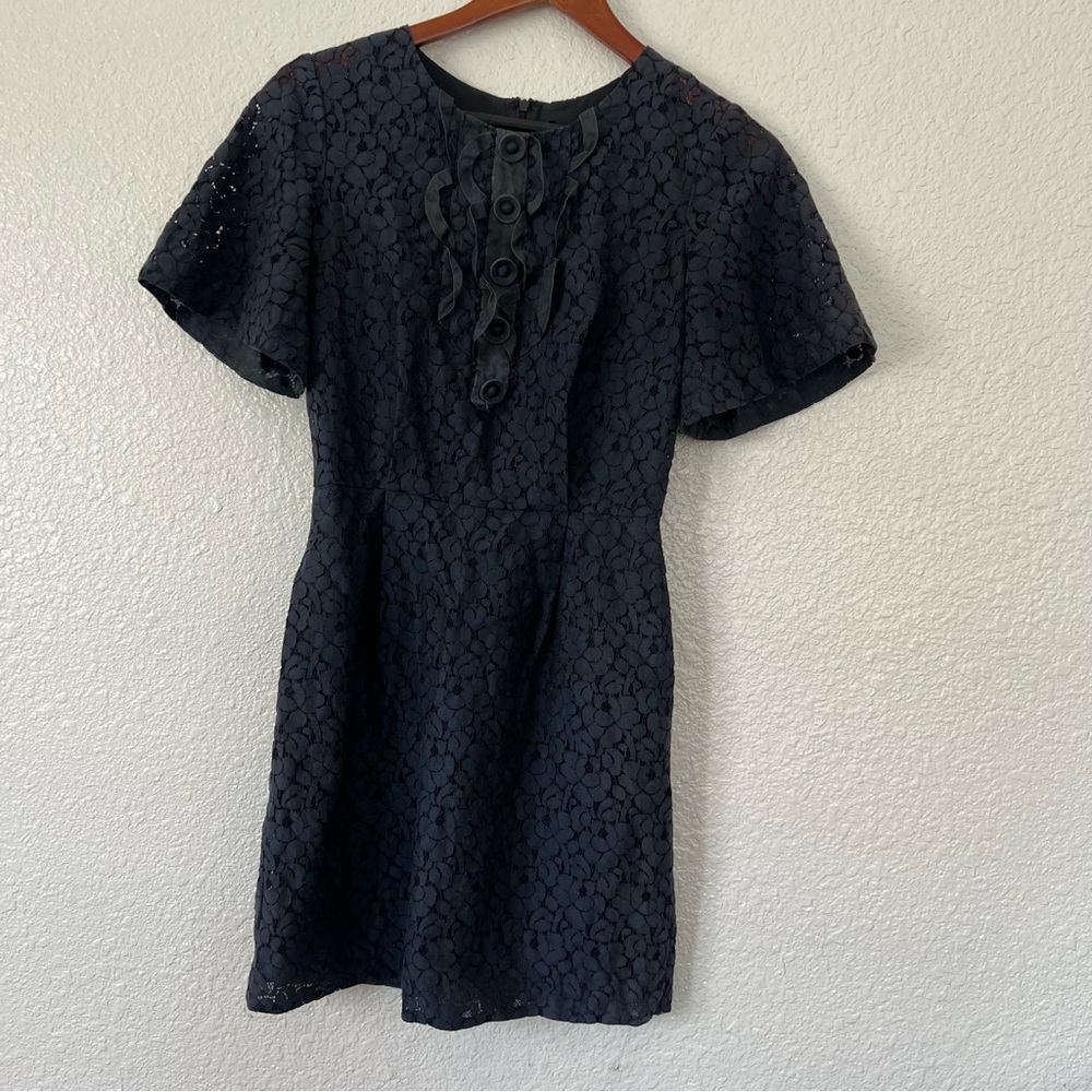 3.1 Philip lim lace pattern Mini Dress 0